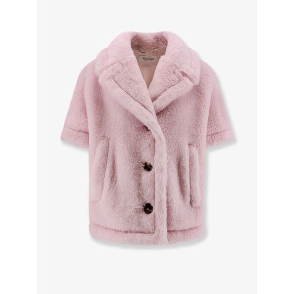 Max Mara Women Mxacorvino1 Alpaca And Virgin Wool Fur Cape